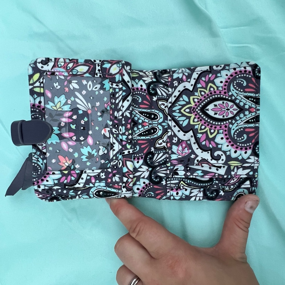 Vera Bradley Iconic Rfid Small Wallet Gem